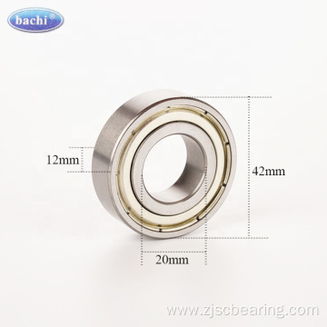 chrome steel deep groove ball bearing 6004Z ZZ